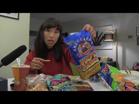 Gas Station MUKBANG - Eunice Eating Feast on Web Show