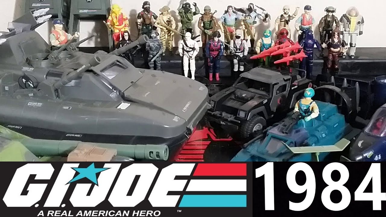 RETRO-WED: GI JOE 1984 ENTIRE TOY LINE OF FIGURES, VEHICLES AND