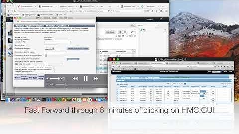 PowerVM LPM/SRR Automation tool compared to HMC GUI moving 16 partitions w Narration