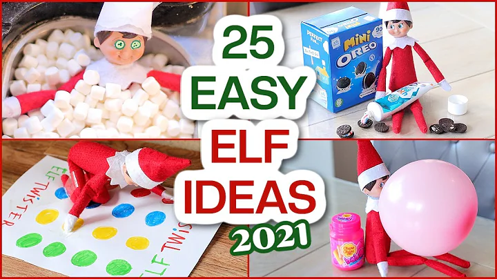 25 EASY ELF ON THE SHELF IDEAS! WHAT OUR CHEEKY ELF ON THE SHELF DID 2021