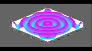 Sinusoidal surface waves propagating in 3D