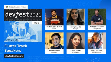 4. Introducing Speakers for Flutter Track | Devfest India 2021