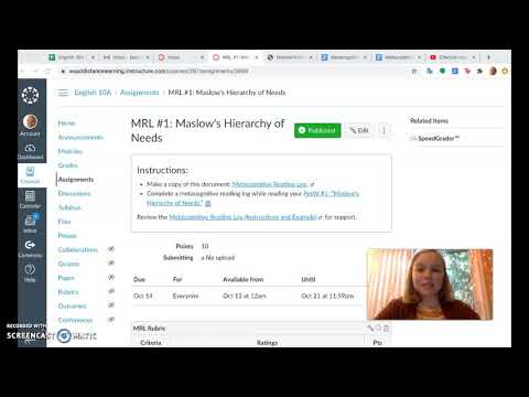 Metacognitive Reading Log Instructions