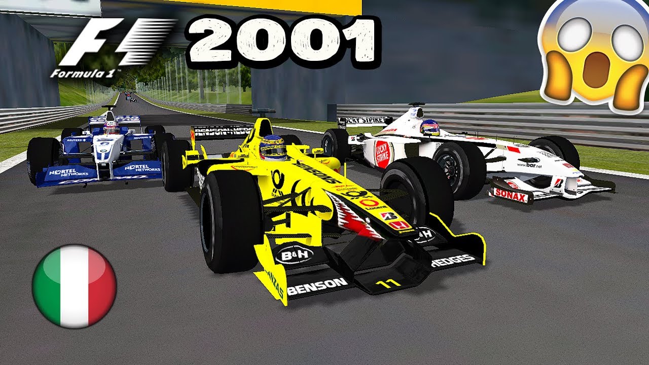 rFactor F1 2001 | CRAZY OVERTAKES AT MONZA