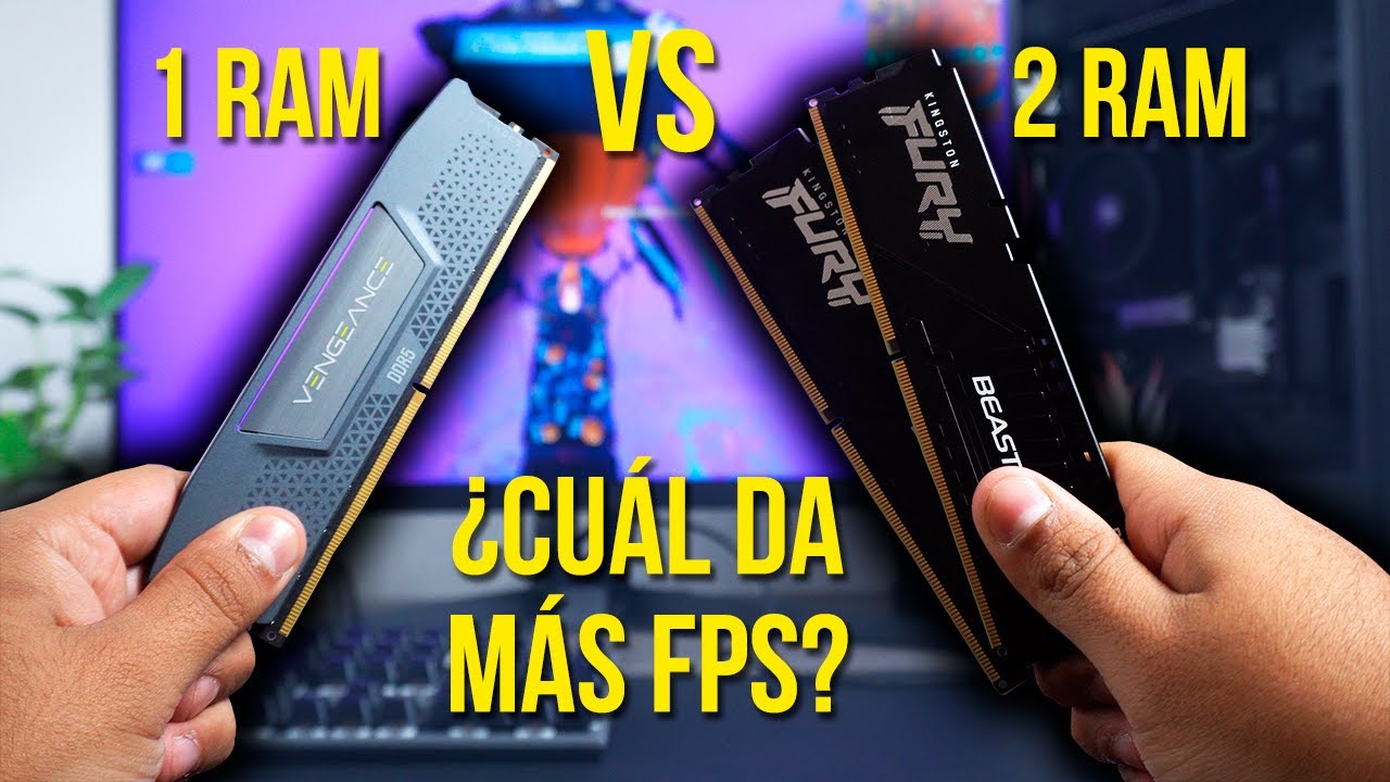 ¿Qué es mejor 1 RAM o 2 RAM DDR5 para mi PC Gamer? Pruebas completas!