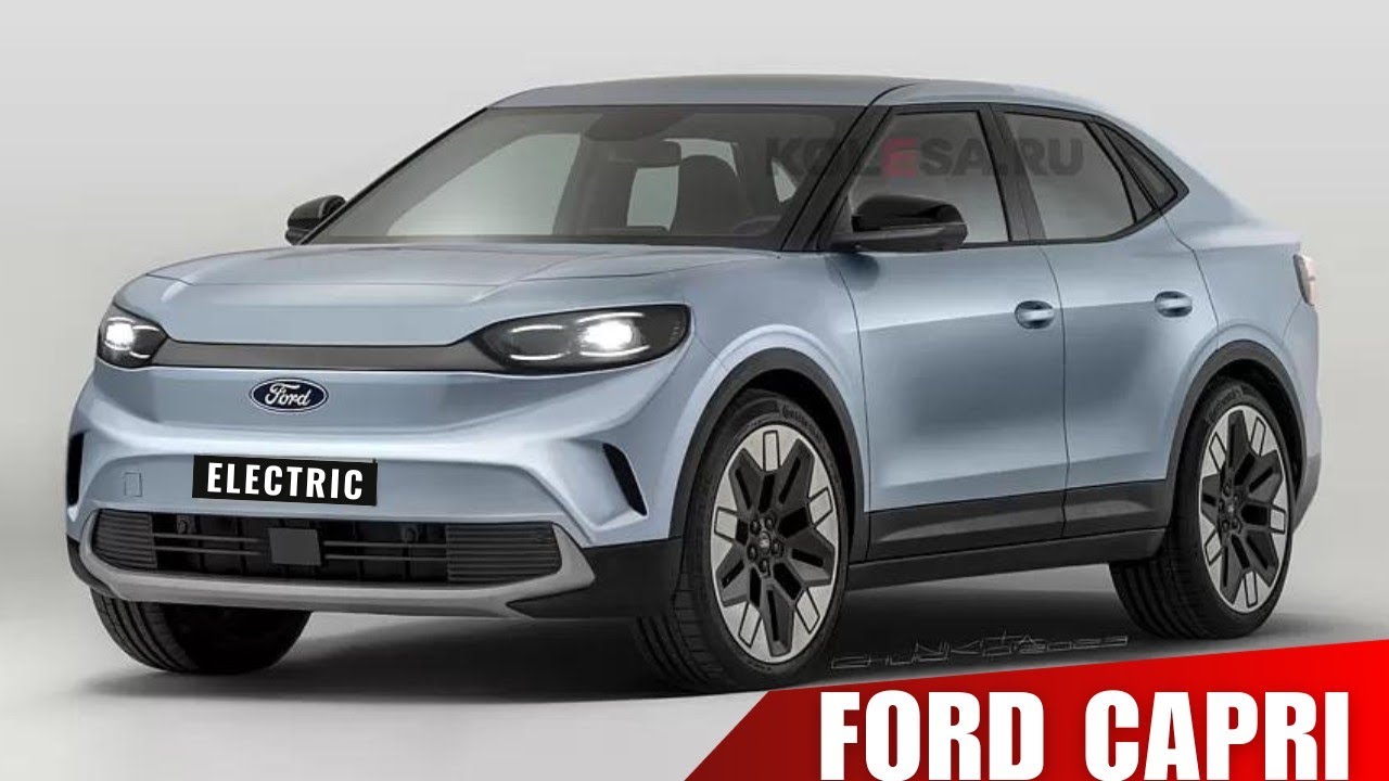 2025 Ford Capri, First Look, Electric Crossover, VW MEB Platform, Renderings