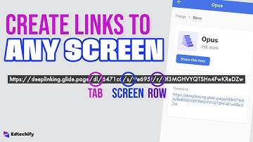 Glide: Create a Deep Link to ANY SCREEN