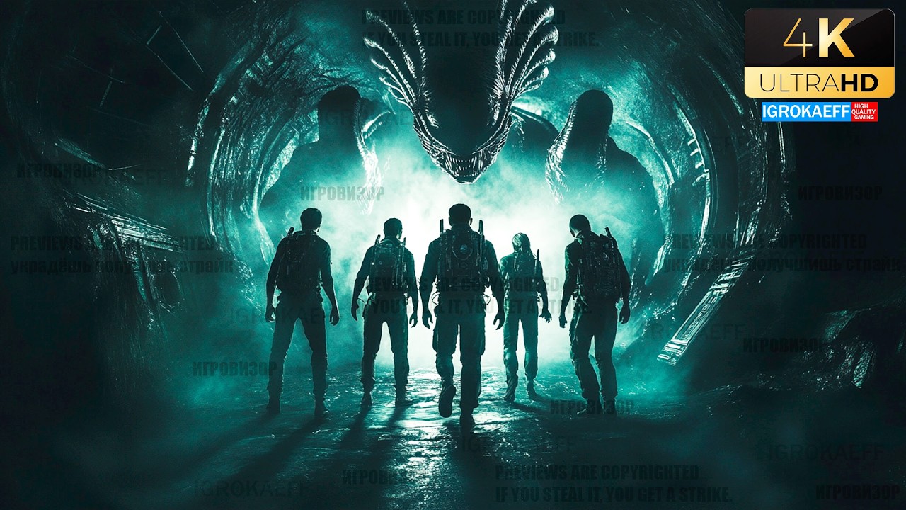 ALIENS DARK DESCENT Full Movie 2024 | ROMULUS  Sci-Fi Fantasy Movie (Game Movie)