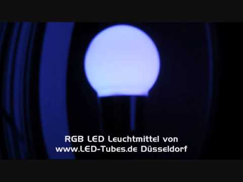 E 27 Leuchtmittel RGB Farbwechsel