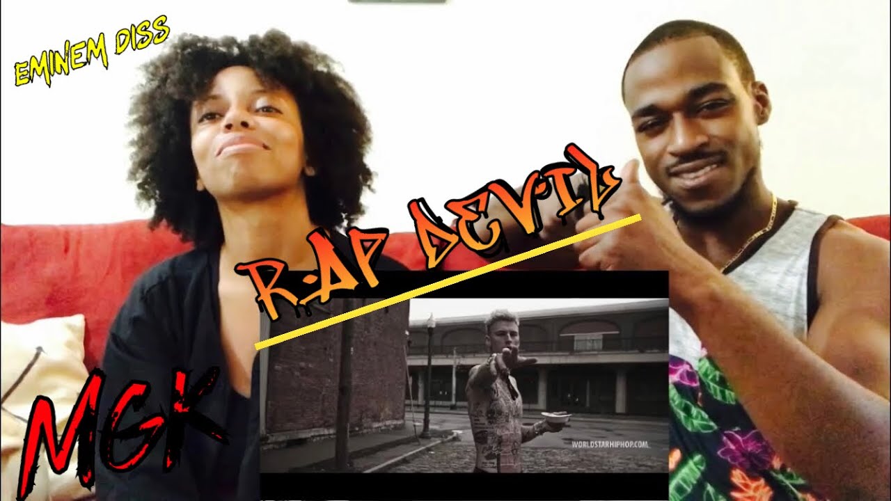 MGK - RAP DEVIL MUSIC VIDEO! EMINEM DISS ( Th&Ce Reaction) - YouTube