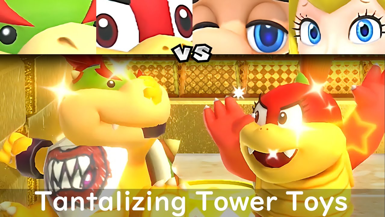 Super Mario Party Bowser Jr and Pom Pom vs Mario and Peach 99 YouTube