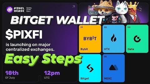 How to connect Bitget wallet for Pixelverse AirDrop