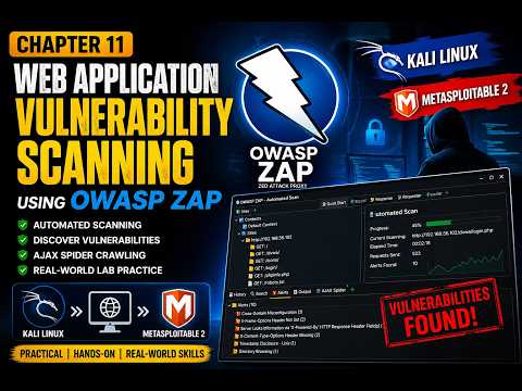 Web Application Vulnerability Scanning Using OWASP ZAP (Hands-on Kali Linux Lab