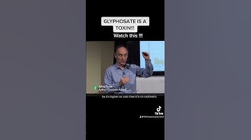 Glyphosate is toxic! #glyphosate #toxic #truth