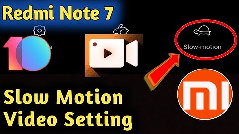 Redmi Note 7, 8 Pro Slow Motion Video Setting