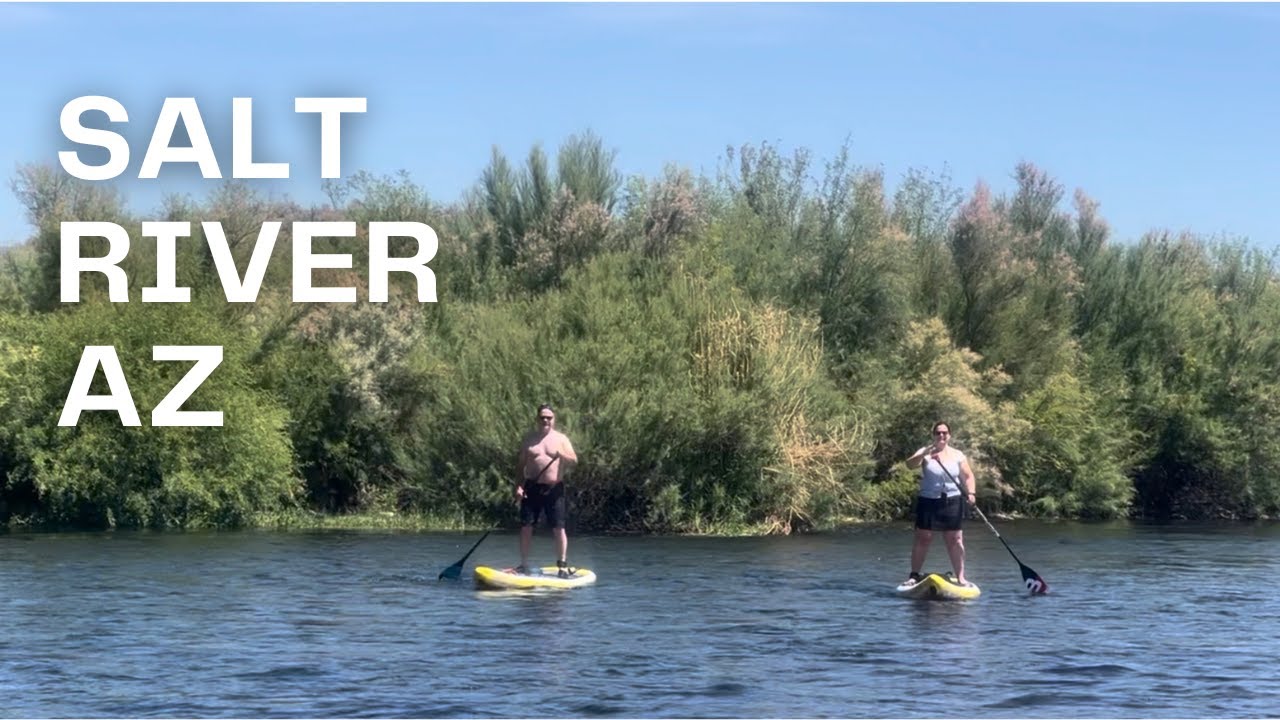 Paddle boarding Salt River AZ