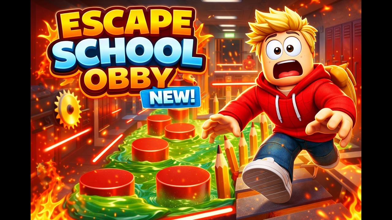 Escape School obby new  ►  Full Walkthrough