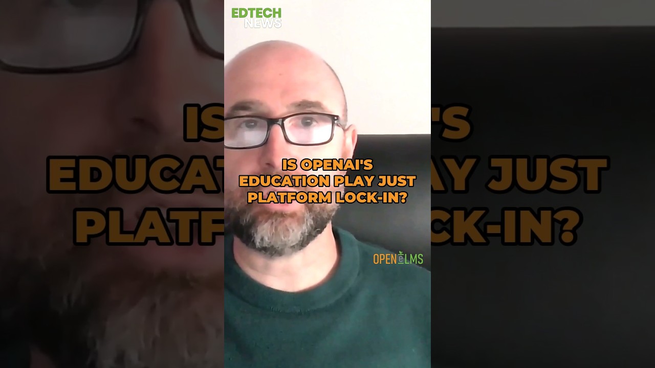 ⁣Is OpenAI's education play just platform lock-in? #OpenAIEdu #PlatformLockin #EdTech #AIinEduca