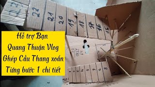 Cách Ghép Cầu Thang Xoắn 23Bậc Hỗ Trợ Quang Thuận Vlog |Góc Xây Dựng Thi công xây dựng