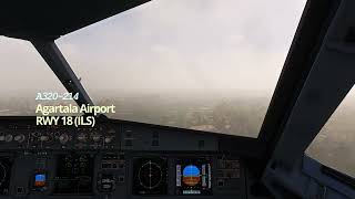 BUTTER LANDING | GO AROUND | A320-214 | AGARTALA RWY 18 (ILS) | FSREALISTIC PRO | MSFS 2020