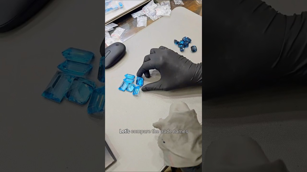 Comparison Between Sky Blue Topaz , London Blue Topaz and Swiss Blue Topaz 