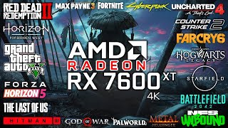 RX 7600 XT for 4K Gaming - Test in 19 Games