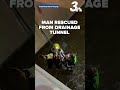 Man rescued from Las Vegas drainage tunnel during storm