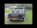 2002 Chevy Avalanche, cladding Repaint.  Custom big mouth billet grill.