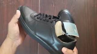 CLARKS Originals BLACK LEATHER SHOES UNBOXING+QUICK VIEW #Clarks