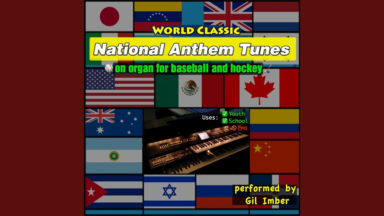 USA Star Spangled Banner (Soft Stadium Organ in F Major) YouTube