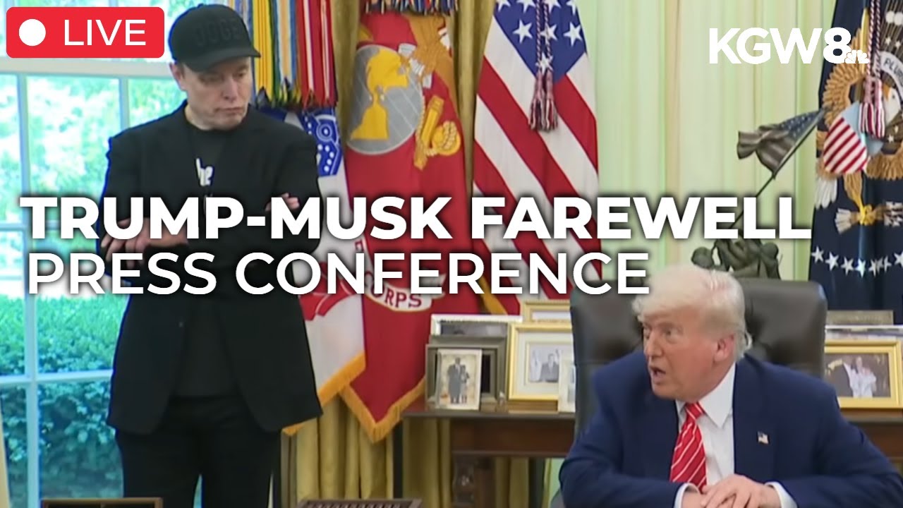 Trump, Musk joint Oval Office press conference | Full video