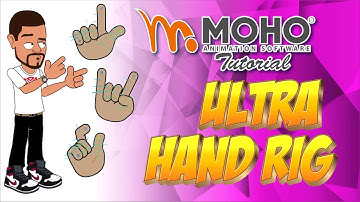 Ultra hand posing rig for MOHO studio