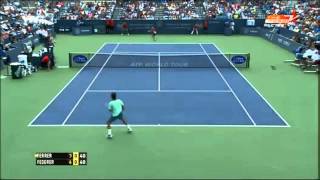 ATP Cincinnati 2014 Final Federer Vs Ferrer Highlights
