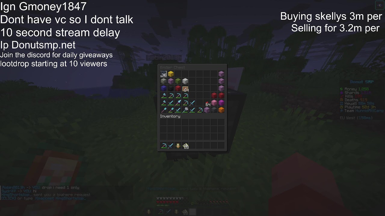 🔴🔴🔴DONUTSMP LIVE🔴🔴🔴 | 5M BOUNTY | 2.5M PER BASE | AUCTIONS | GAMBLES | LOOTDROPS |