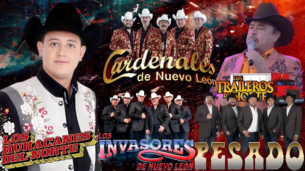 🤠🔥 Cardenales, Huracanes del Norte & Invasores 🎶 Mix Norteñas Viejitas Para Pistear 🍻