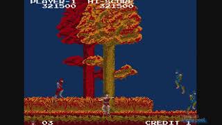 1985 The Legend of Kage (Arcade) Game Playthrough Video Game screenshot 5
