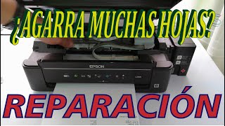 ImpresoraEpson toma muchasHojas al imprimir | Solución | L210 L220 L350 L355 L380 XP211 M200 etc