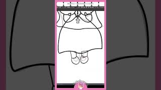 Disegno una bimba #evento #comunione #illustrator