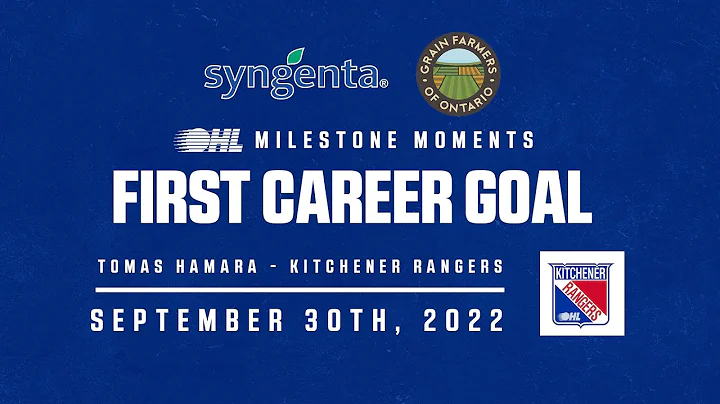 OHL Milestone | First Career Goal | Tomas Hamara