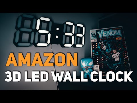 Video: Foninis Sieninis Laikrodis: Skaitmeninis LED Laikrodis, šviečia Tamsoje. Laikrodžių Lempos Su šviečiančiais Skaičiais Ir Rodyklėmis Bei Laikrodžio Paveikslai Ant Sienos, Kiti Varia