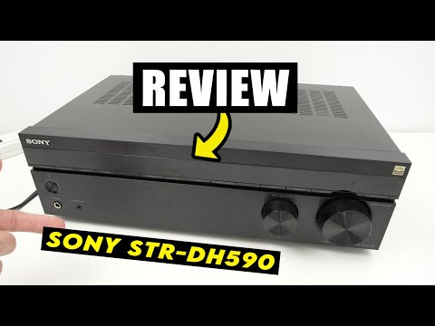 Review of the Sony STR-DH590 AV Receiver : The Pros & Cons - YouTube