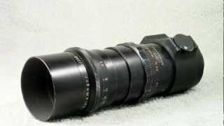 Meyer-Optik Görlitz Telemegor 250mm f/5.5 - YouTube
