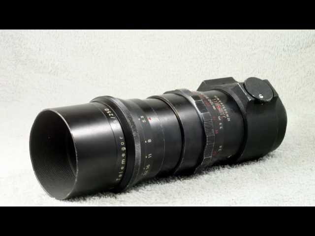 Meyer-Optik Görlitz Telemegor 250mm f/5.5 - YouTube