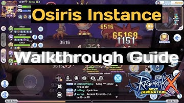Ragnarok X Next Generation Osiris Instance Guide (Tagalog TW server)