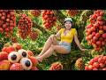 WOW! Harvesting Huge Lychee Clusters – Fresh Fruits From Garden To Market