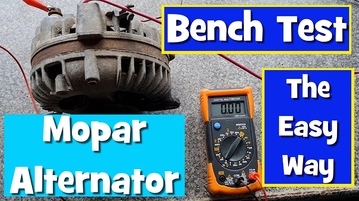 Bench Test A Mopar Alternator