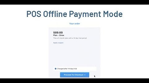 How to manage payments in @Odoo  POS Wallet offline mode? Apps #odoo #pos #odoo16 #offline #wallet