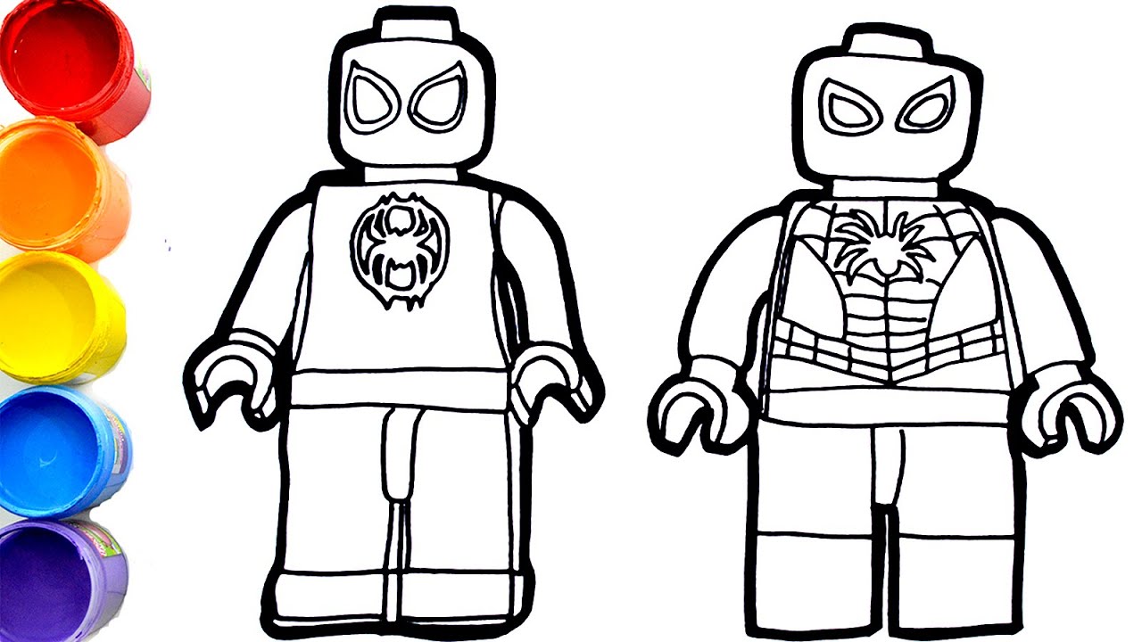 🔴🔴Spider-Man: across the spider-verse 2 LEGO - MILES MORALES, #drawings ...