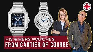 Cartier Santos 35mm | Cartier Ballon Bleu 33mm | His &amp; Hers Watches