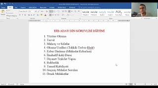 2026 Diyanet Mülakatına Hazırlık Eğitimi